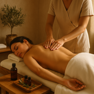 Masaje Esencial 50' en Málaga — Harmony Sanctuary