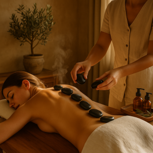 Masaje con Piedras Calientes 60' en Málaga — Harmony Sanctuary