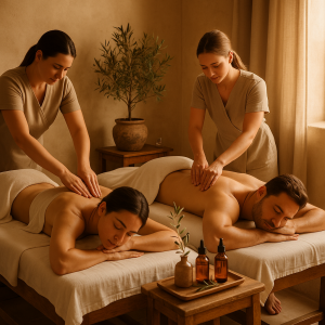 Masaje en pareja 50' en Málaga — Harmony Love