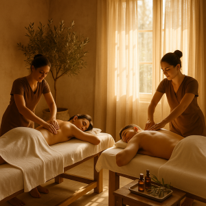 Masaje en pareja 60' en Málaga — Harmony Love