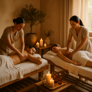 Masaje en pareja 90' en Málaga — Harmony Love