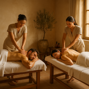 Masaje deportivo en pareja 60' en Málaga — Harmony Love Sports